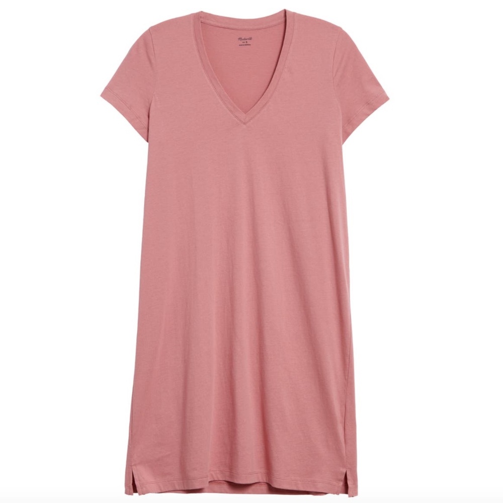 Madewell Northside Vintage V-Neck Tee Dress